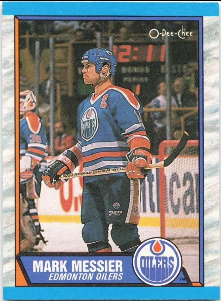 Mark Messier #65 Hockey Cards 1989 O-Pee-Chee