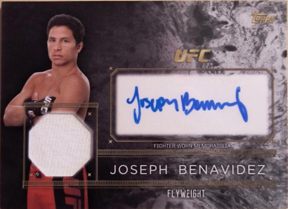 Joseph Benavidez #TCAR-JB Ufc Cards 2016 Topps UFC Top of the Class Autograph Relic
