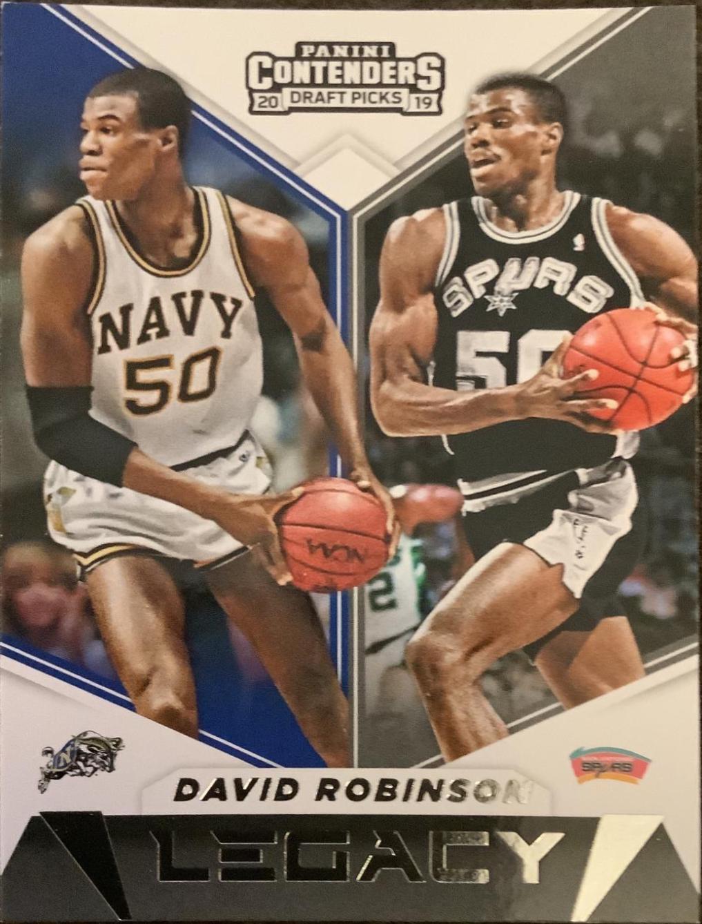 David Robinson #1 Basketball Cards 2019 Panini Contenders Draft Picks Legacy