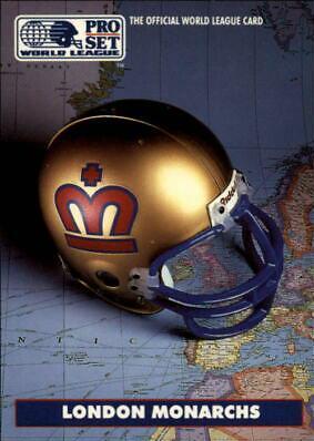 London Monarchs #13 Football Cards 1991 Pro Set Wlaf