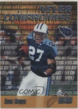 Eddie George #NC23 Football Cards 1999 Stadium Club Chrome Never Compromise