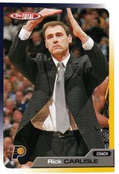 Rick Carlisle #381 Basketball Cards 2005 Topps Total