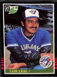 Luis Leal #29 Baseball Cards 1985 Leaf