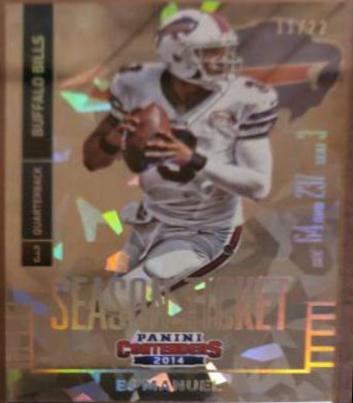 EJ Manuel #11 Football Cards 2014 Panini Contenders