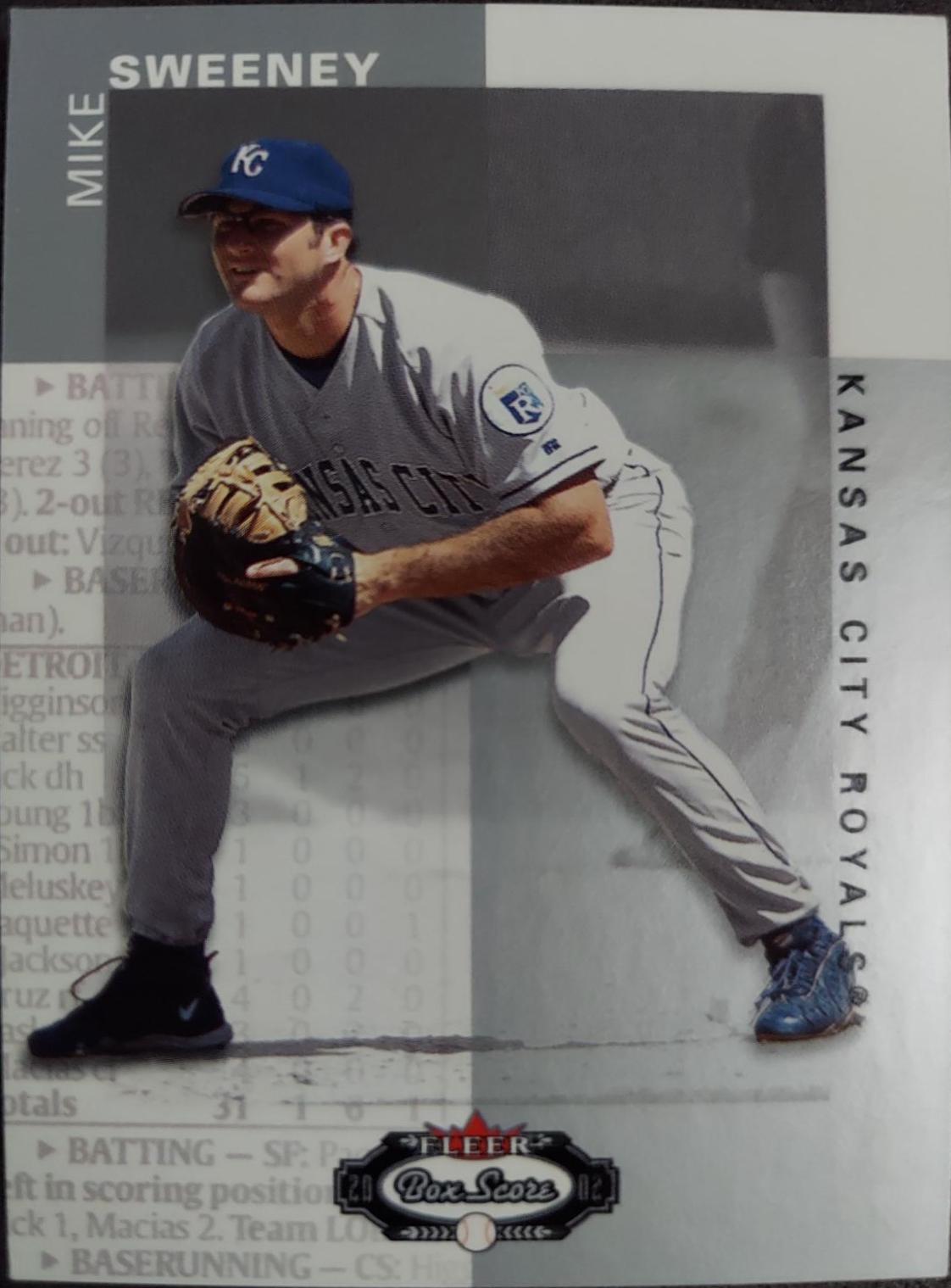 Mike Sweeney #29 Baseball Cards 2002 Fleer Box Score