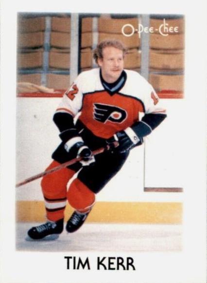 1987 O-Pee-Chee Minis Tim Kerr #20 card