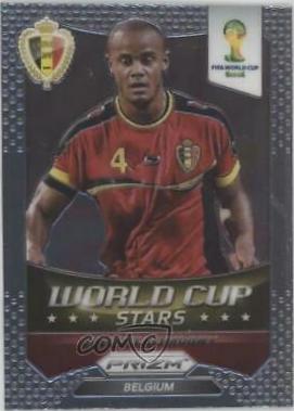 Vincent Kompany #4 Soccer Cards 2014 Panini Prizm World Cup Stars