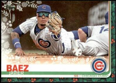 Javier Baez #HW109 Baseball Cards 2019 Topps Holiday Mega Box