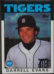 Darrell Evans #515 1986 Topps Baseball