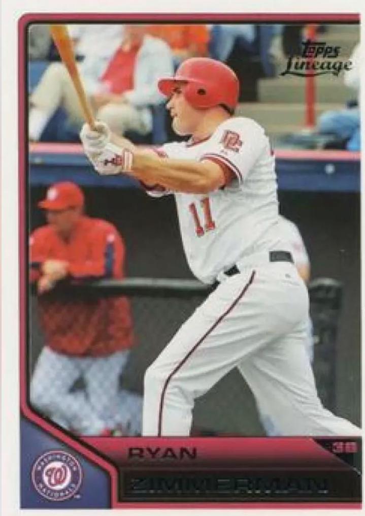 Ryan Zimmerman #11 Baseball Cards 2011 Topps Lineage