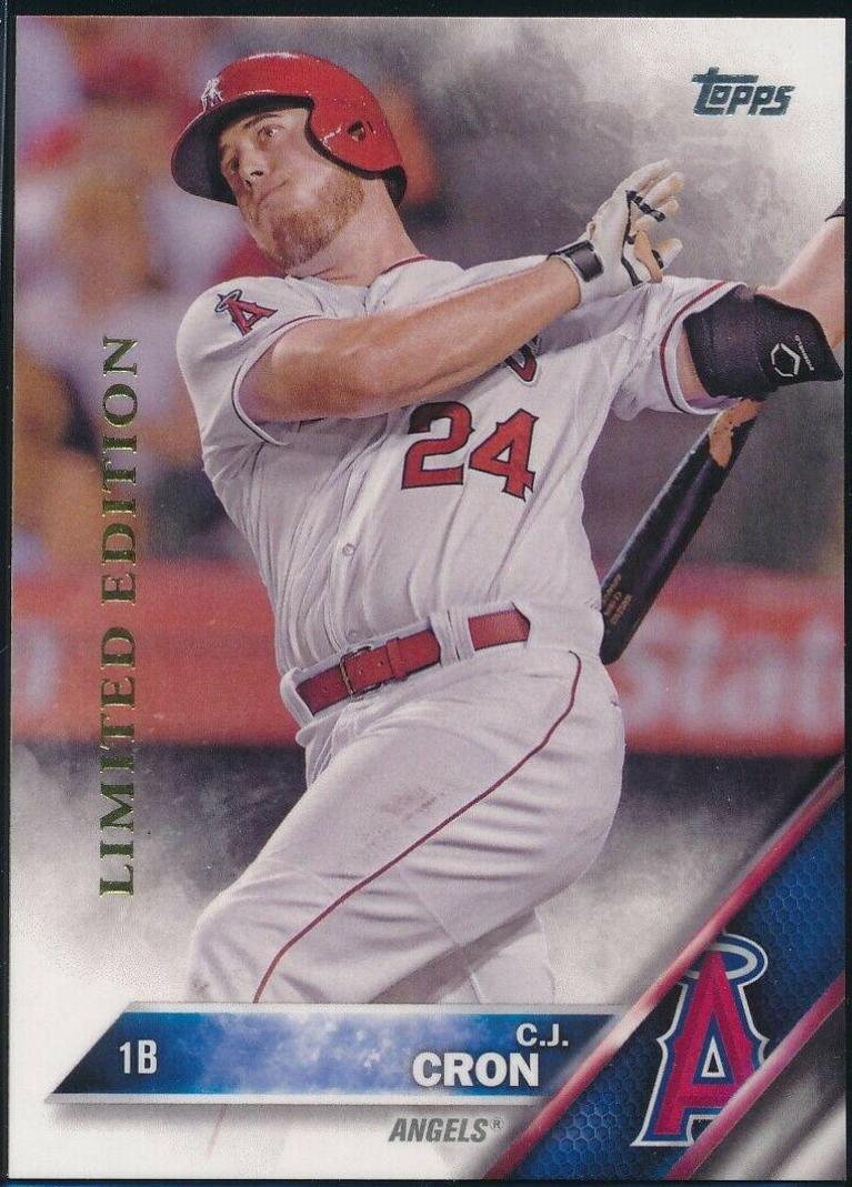 C.J. Cron #37 Baseball Cards 2016 Topps Limited Edition