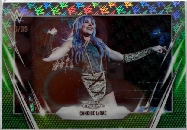 Candice LeRae [Green Refractor] #90 Prices | 2026 Topps Chrome WWE