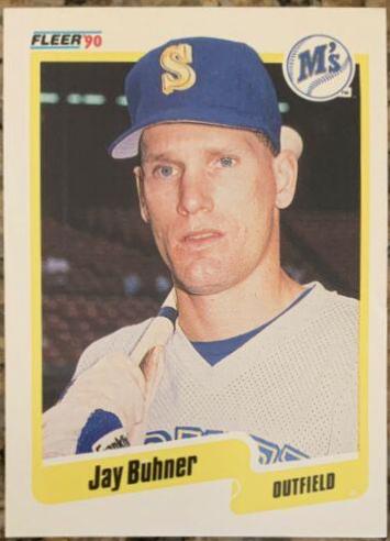Jay Buhner #508 Baseball Cards 1990 Fleer