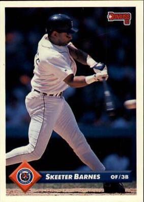 Skeeter Barnes #437 Baseball Cards 1993 Donruss