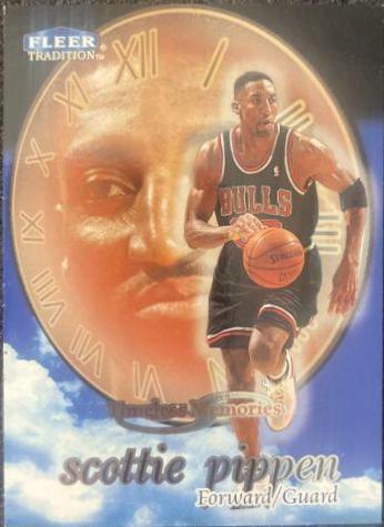 Scottie Pippen #7 Basketball Cards 1998 Fleer Timeless Memories