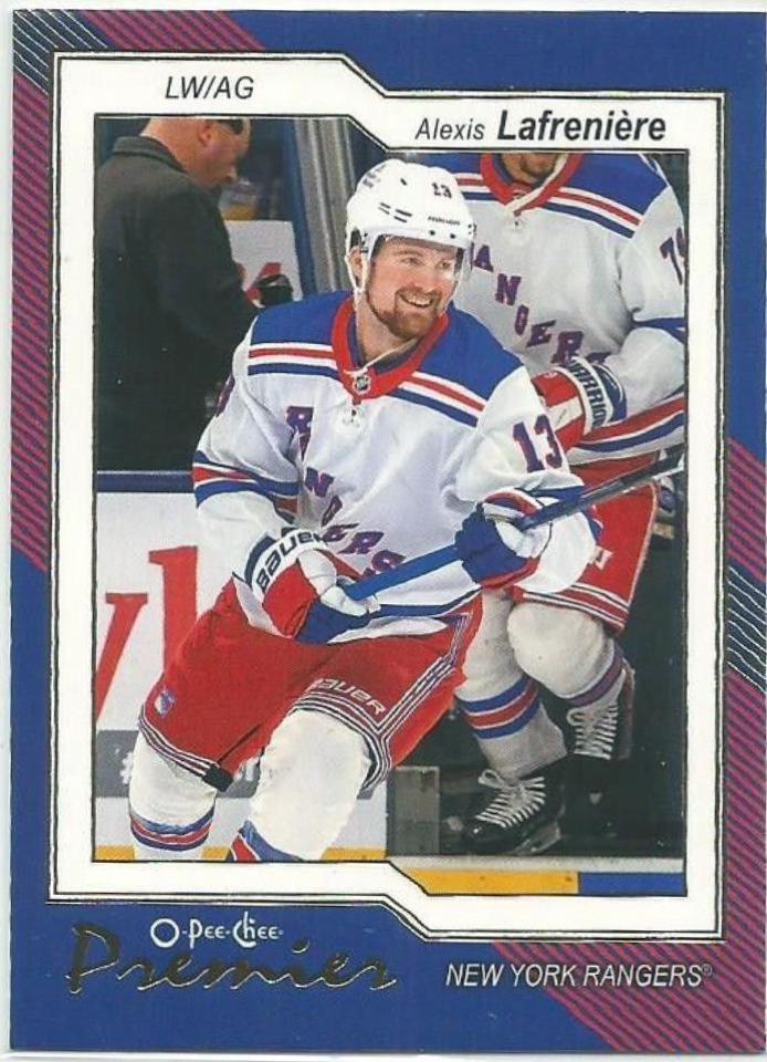 Alexis Lafreniere #P-21 Hockey Cards 2023 O-Pee-Chee Premier