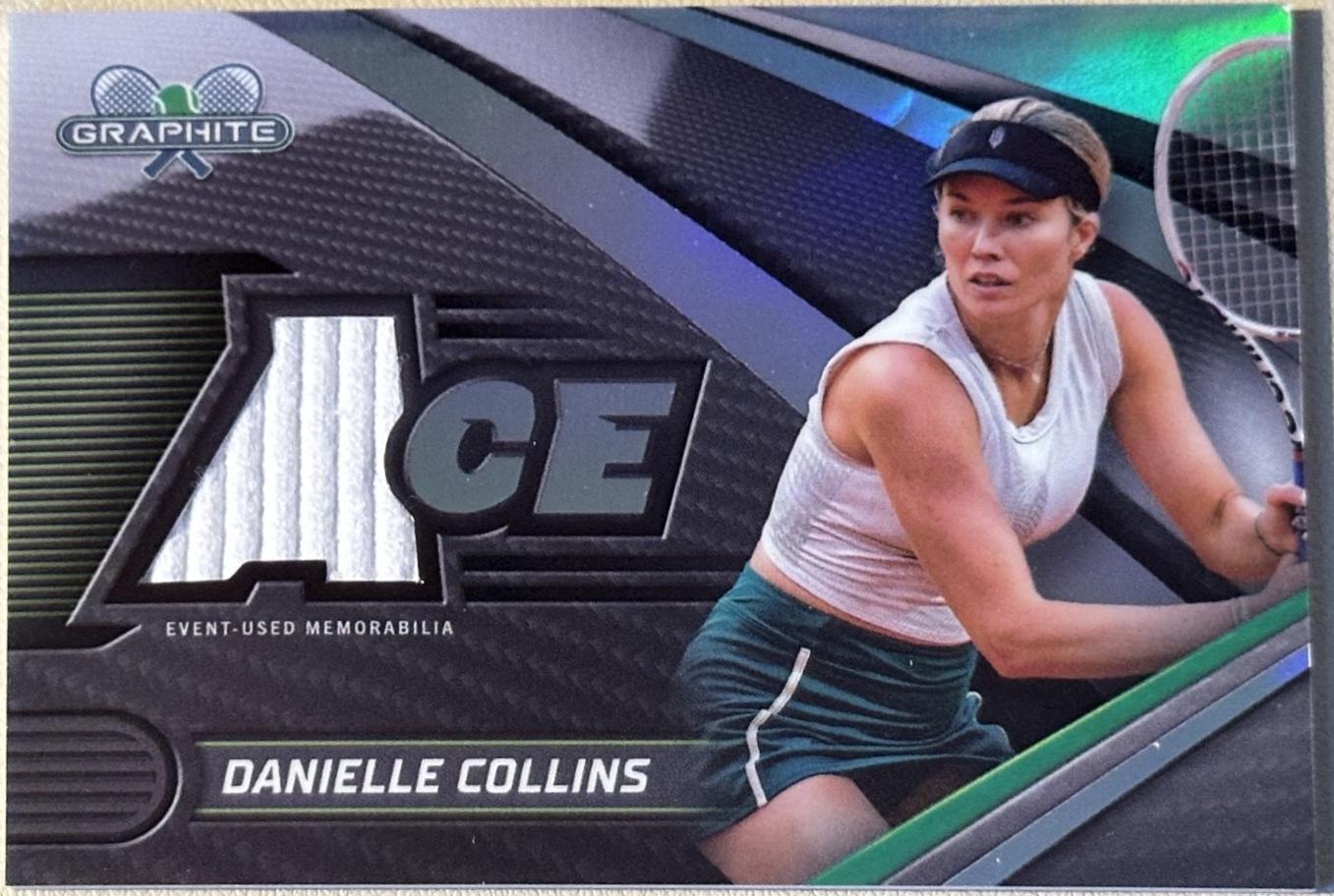Danielle Collins #AR-DCS Tennis Cards 2024 Topps Graphite Ace Relic