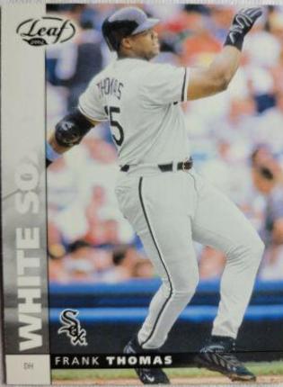 Frank Thomas #62 Baseball Cards 2002 Leaf