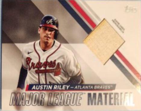 Austin Riley #MLM-ARI Baseball Cards 2024 Topps Major League Material