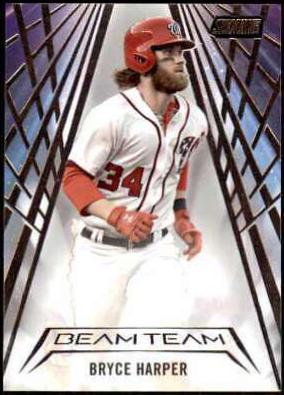 Bryce Harper #BT-BH Baseball Cards 2018 Stadium Club Beam Team