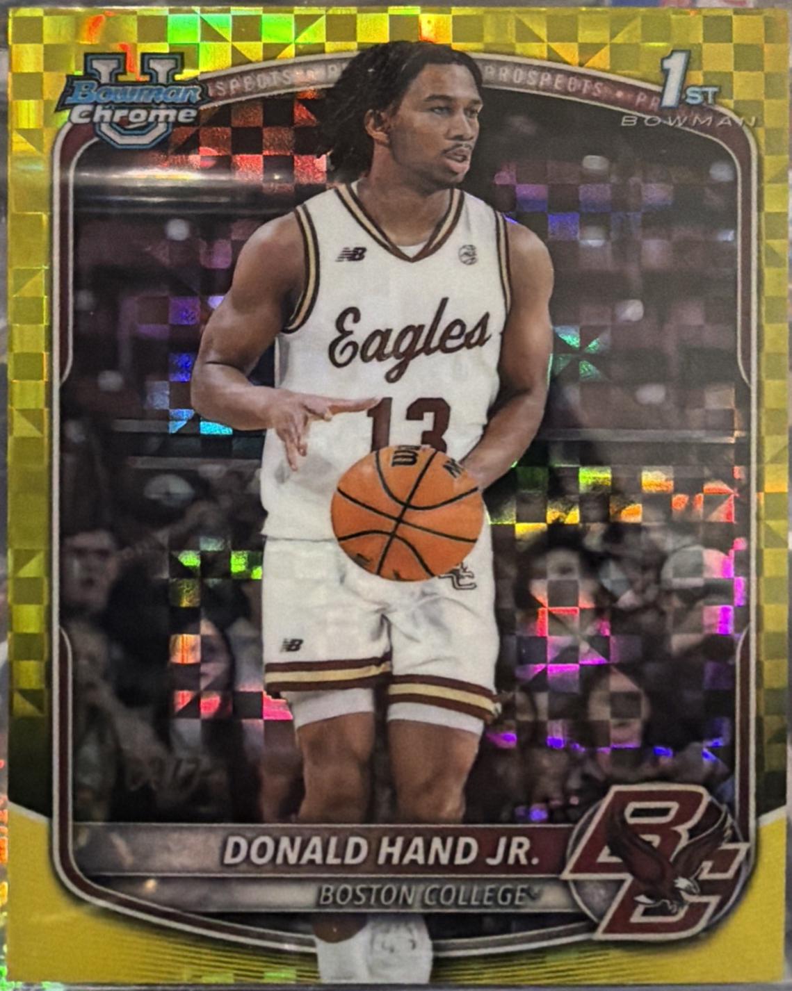 Donald Hand Jr. [Yellow X-Fractor] #BCP-57