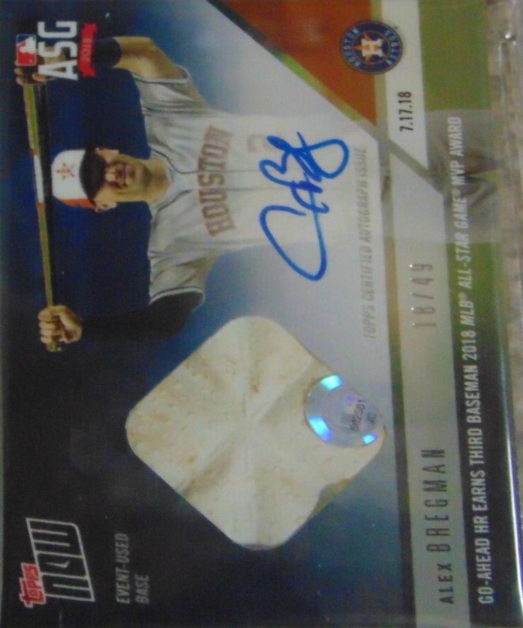 Alex Bregman [Autograph Relic Blue] #474B