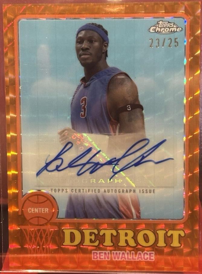 Ben Wallace [Orange Geometric Refractor] #73TA-BW