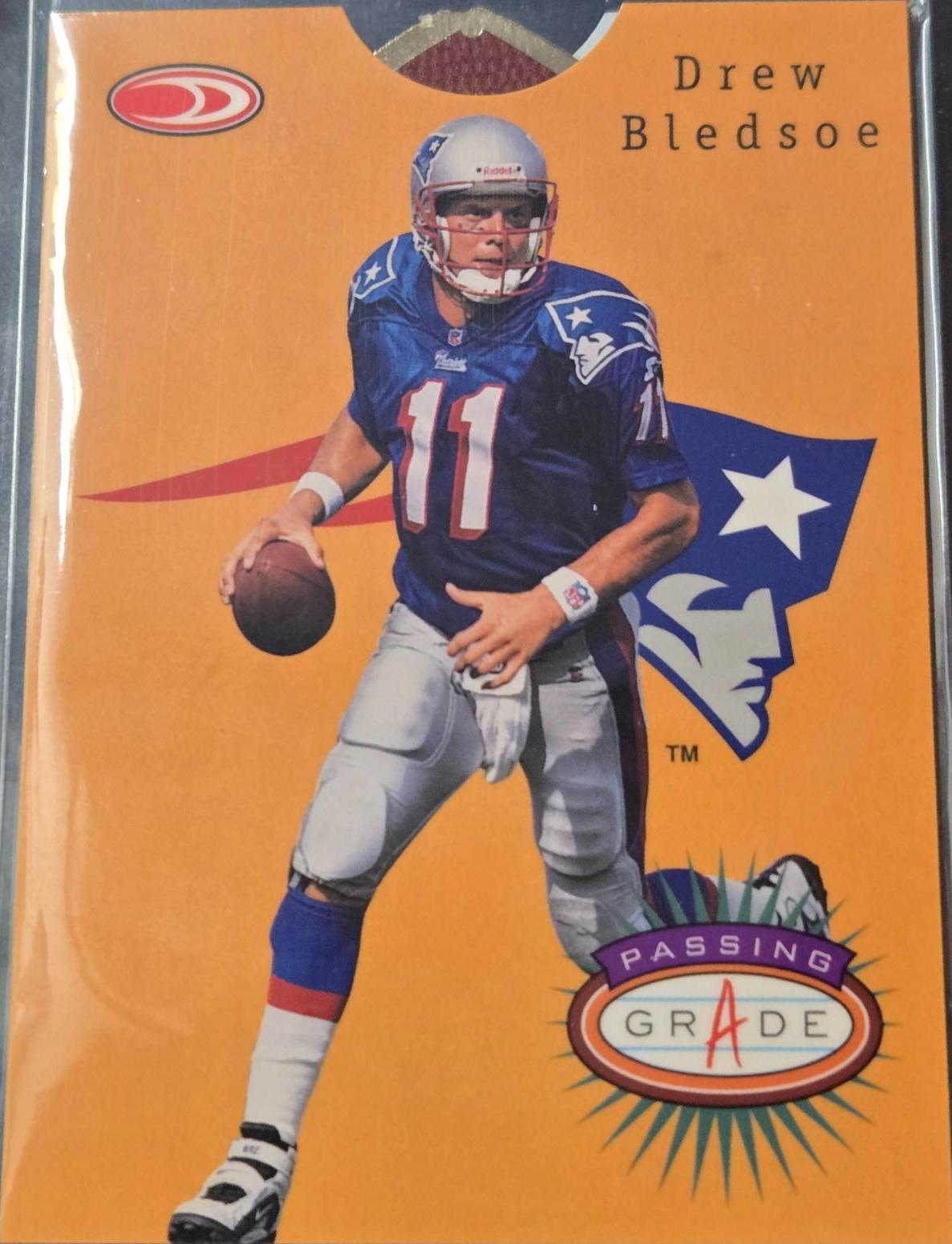 Drew Bledsoe #18 Football Cards 1999 Panini Donruss Preferred Passing Grade