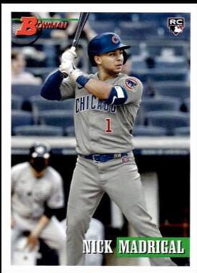 Nick Madrigal #21 Baseball Cards 2021 Bowman Heritage