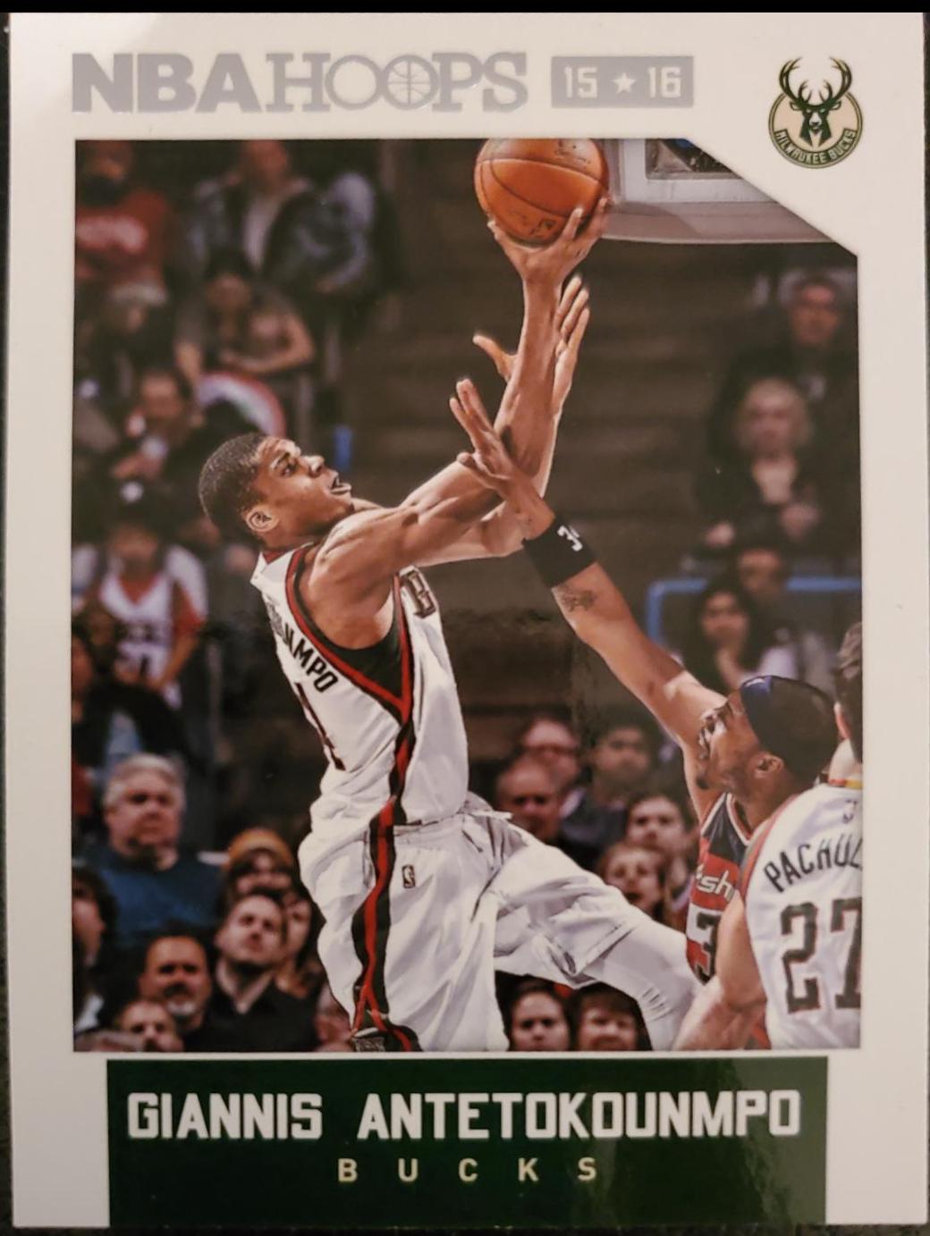Giannis Antetokounmpo #71 Basketball Cards 2015 Panini Hoops