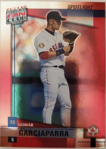 Nomar Garciaparra #110 Baseball Cards 2002 Donruss Best of Fan Club