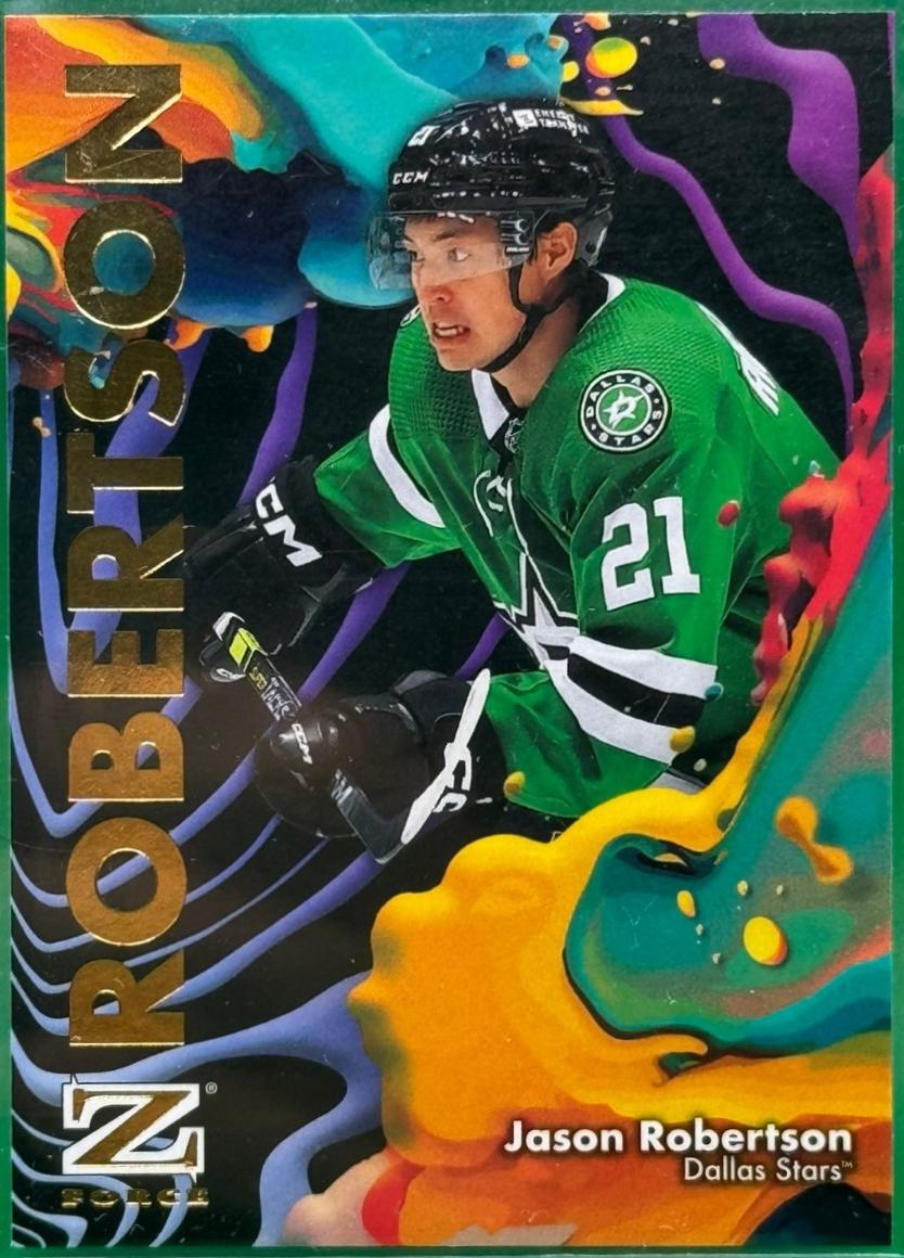 Jason Robertson #49 2024 Skybox Metal Universe Z Force Hockey