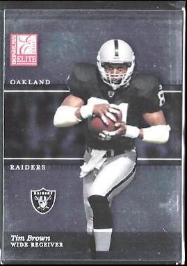 Tim Brown #39 2003 Panini Donruss Elite Football