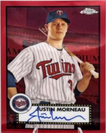 Justin Morneau [Red Refractor] #PA-JMO
