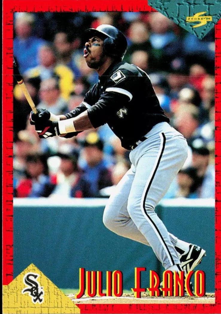 Julio Franco #RT29 1994 Score Rookie & Traded Baseball