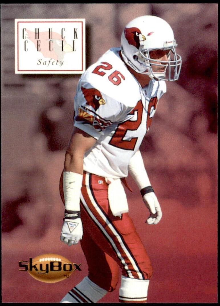 Chuck Cecil #6 Football Cards 1994 Skybox Premium