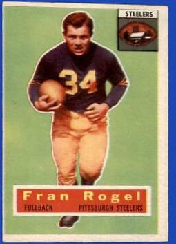 Fran Rogel #15 Football Cards 1956 Topps