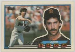 Eric Show #35 Baseball Cards 1989 Topps Big