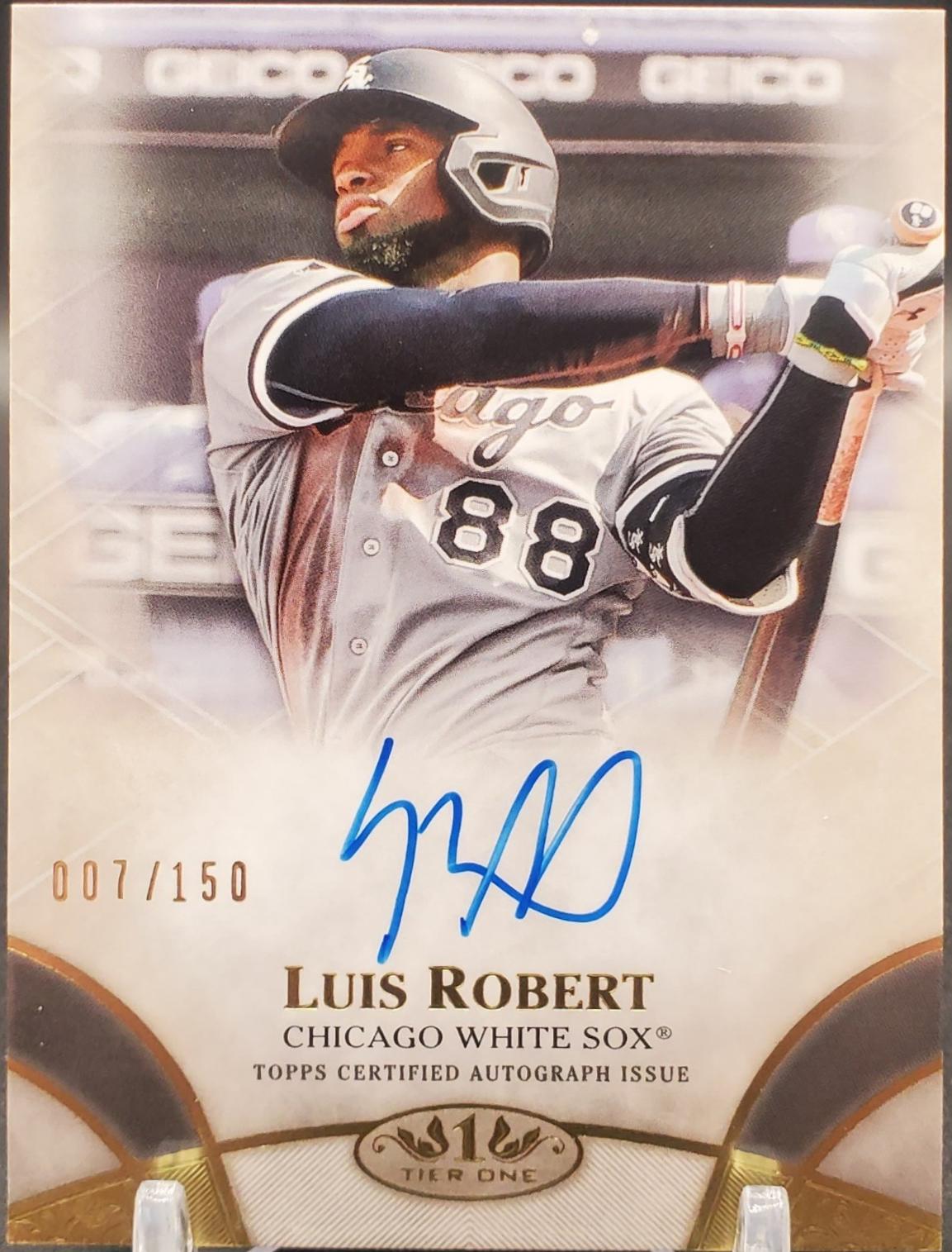 Luis Robert #BOA-LR 2021 Topps Tier One Baseball Break Out Autographs