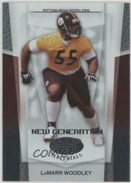 LaMarr Woodley #168 2007 Leaf Certified Materials Football
