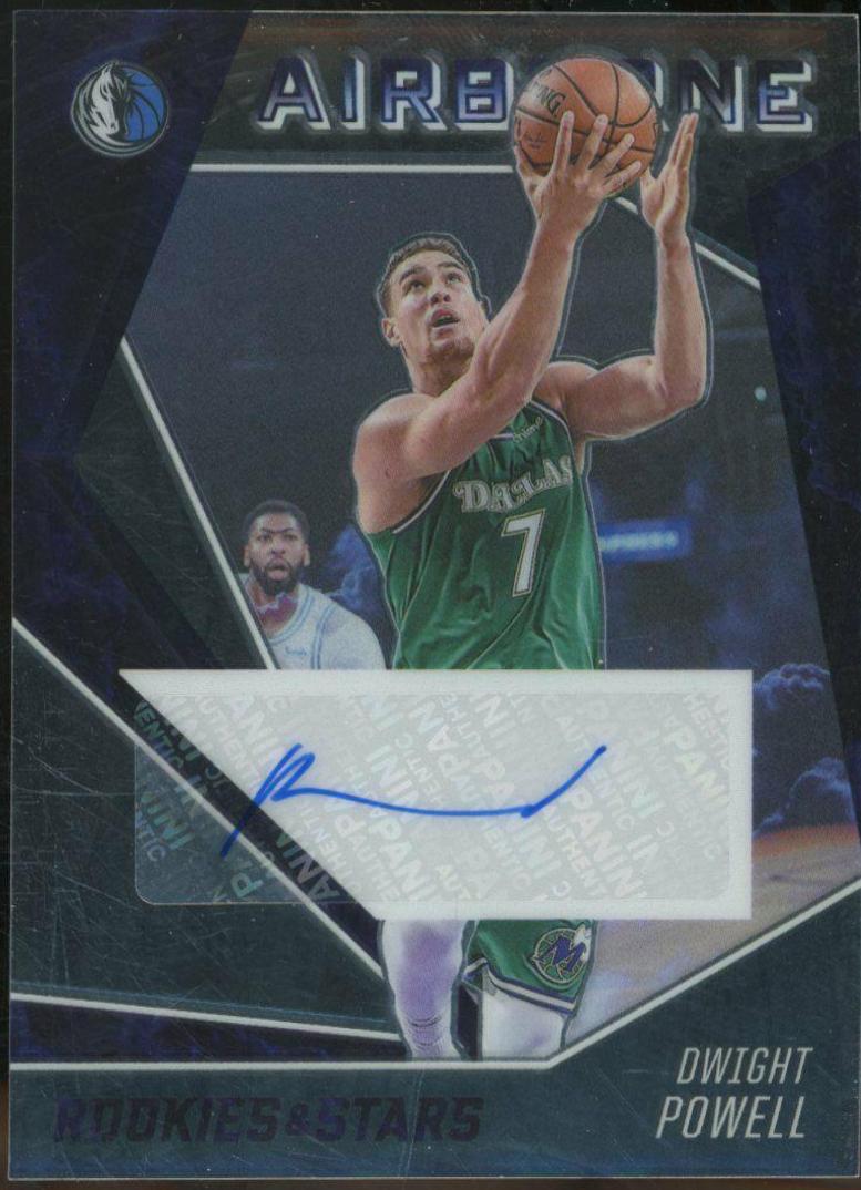 Dwight Powell #AIR-DPW Basketball Cards 2020 Panini Chronicles Airborne Signatures