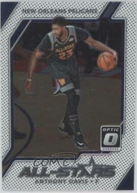 Anthony Davis #5 Basketball Cards 2017 Panini Donruss Optic All-Stars