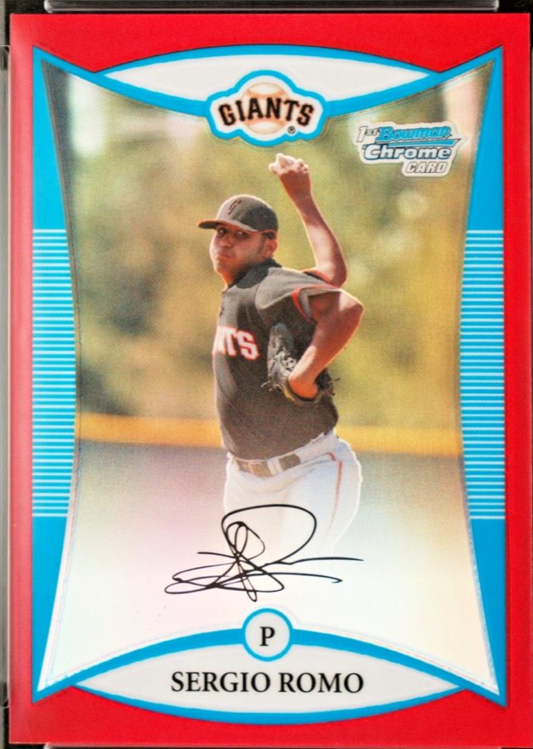 Sergio Romo [Red Refractor] #BCP4