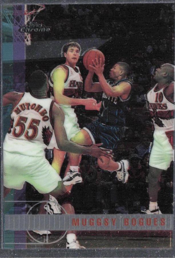Muggsy Bogues #87 Basketball Cards 1997 Topps Chrome