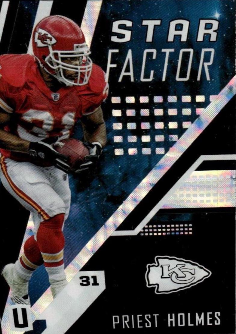 Priest Holmes #SF-PH Football Cards 2017 Panini Unparalleled Star Factor