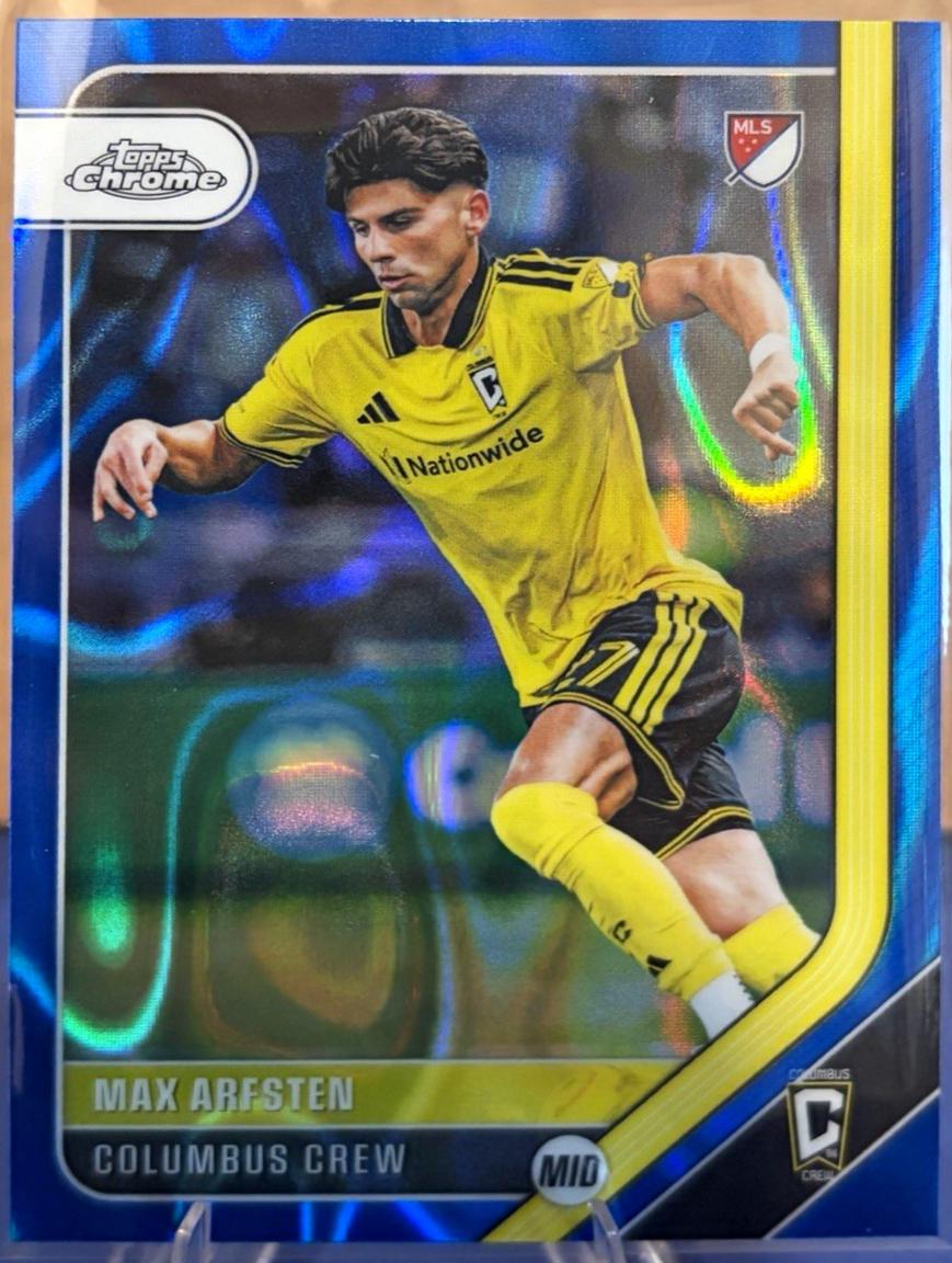 Max Arfsten #168 2026 Topps Chrome MLS