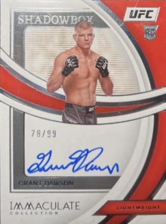 Grant Dawson #SS-GDW Ufc Cards 2022 Panini Immaculate UFC Shadowbox Signatures