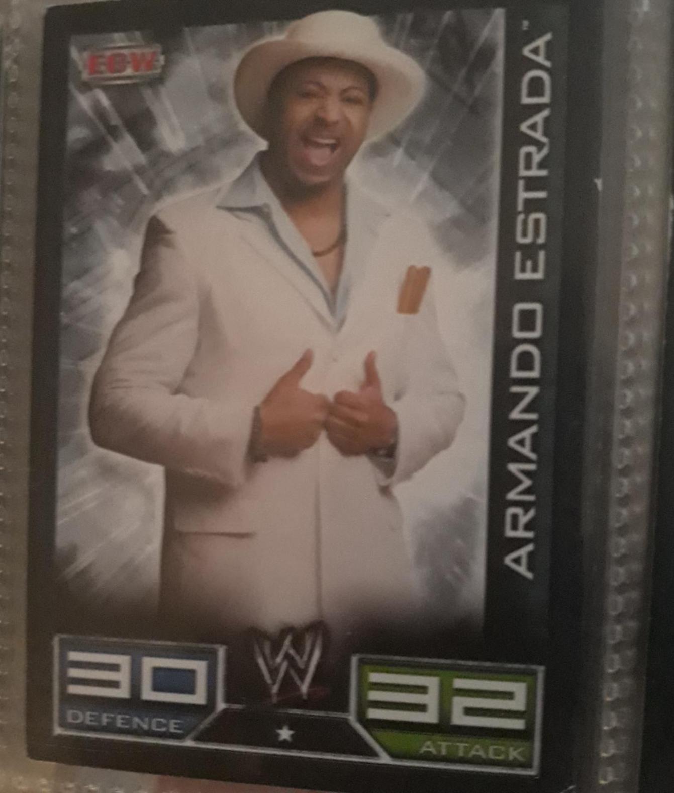 Armando Estrada Wrestling Cards 2008 Topps WWE Slam Attax