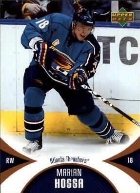Marian Hossa #6 Hockey Cards 2006 Upper Deck Mini Jersey Collection