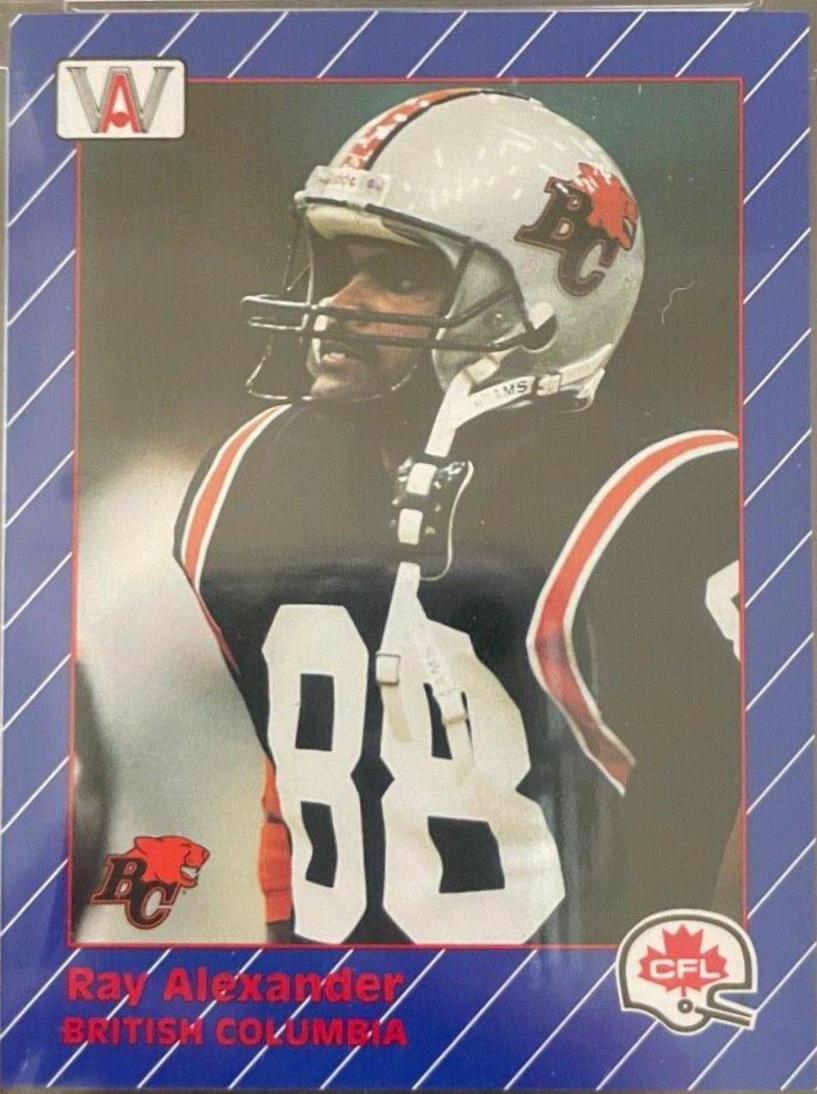 Ray Alexander #3 Football Cards 1991 All World CFL